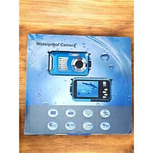 Dual 2.7" LCD HD Waterproof Digital Video Camera 24MP MAX 1080P